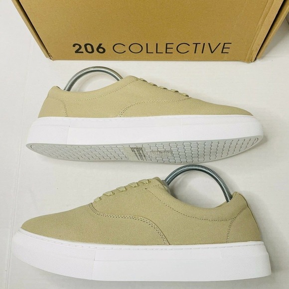 206 Collective Men's Mark Chino Lace Up Tan Color Sneakers Size 9 - Picture 5 of 8